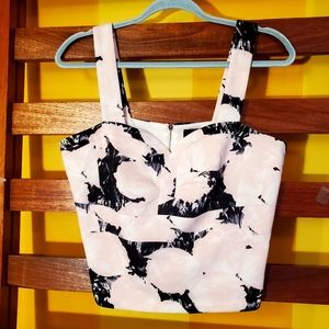 Romeo + Juliet Couture Black & Pink Bustier Sz L